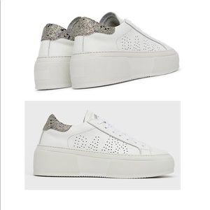 P448 Louise Platform Holografic Glitter Sneakers